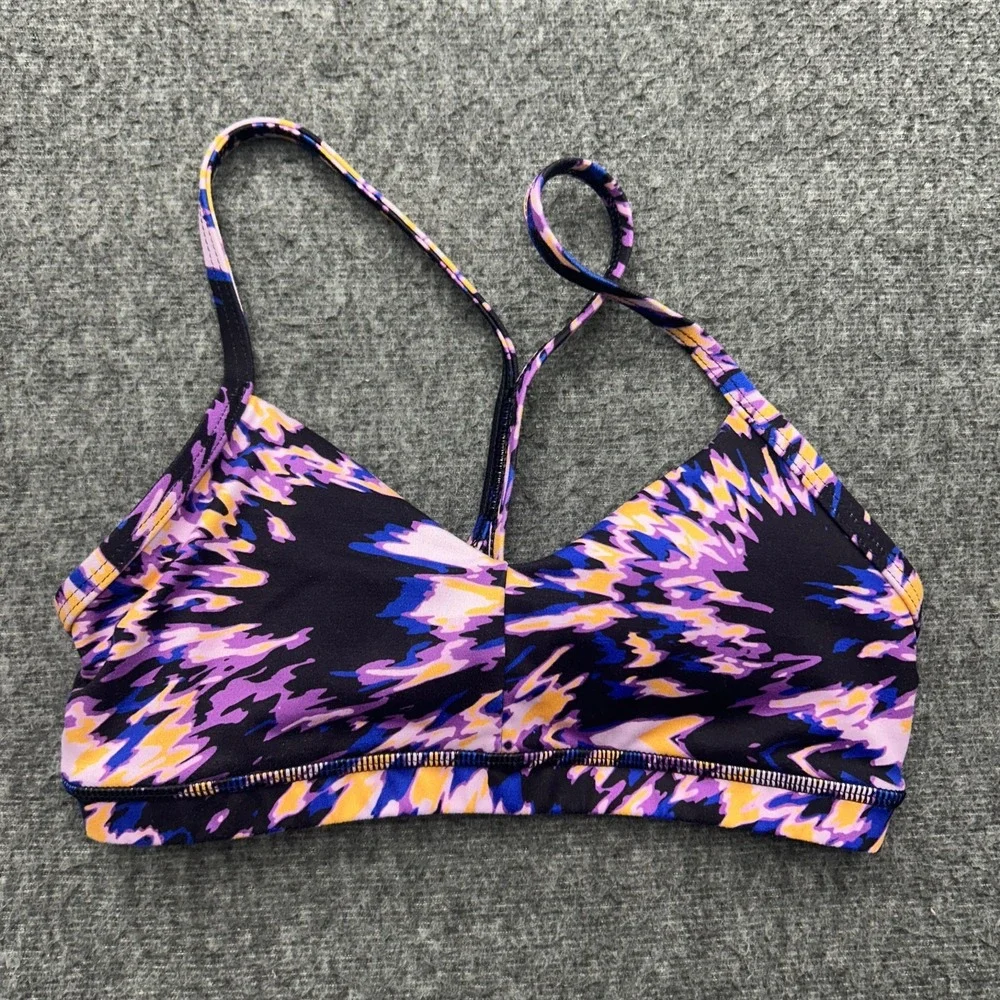 Fleo Reinette Sports Bra Small Racerback Multicolor
